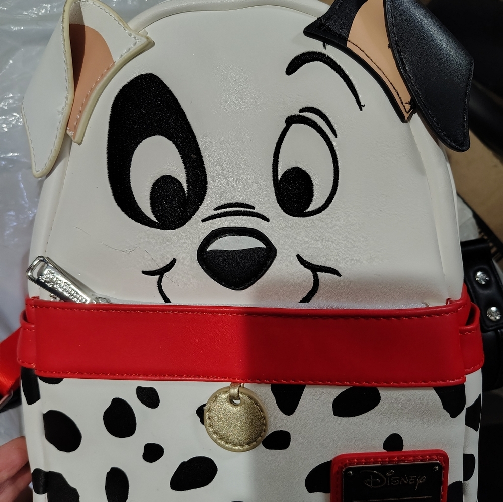 Disney Dalmatian Print Women's Bag - Red and White